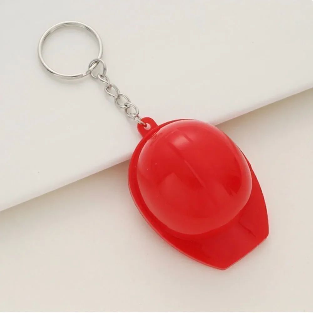 Hard Hat Keychain Bottle Opener-Red